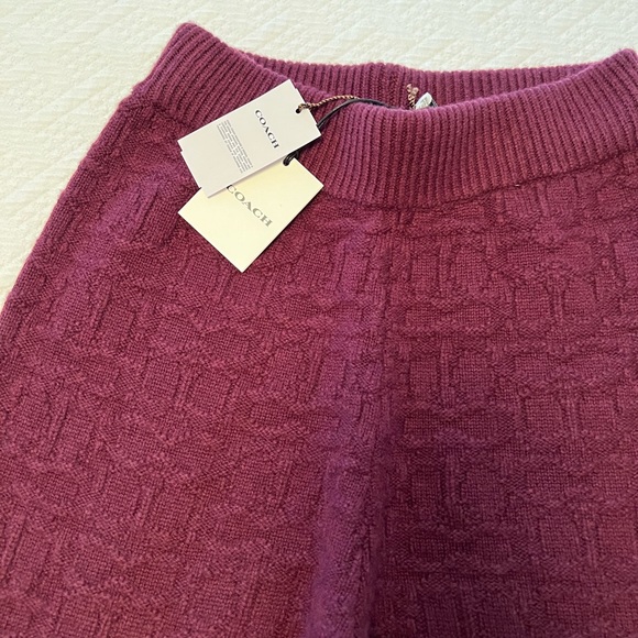 COACH Cashmere Wool Joggers - Picture 7 of 13